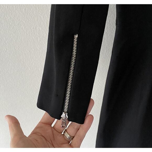 J. Crew Women’s Size 2 Structured Knit Ponte Sheath Black Dress Work Career - Picture 5 of 7